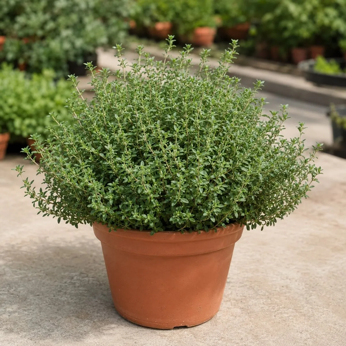 Thyme healthy nursery plant
