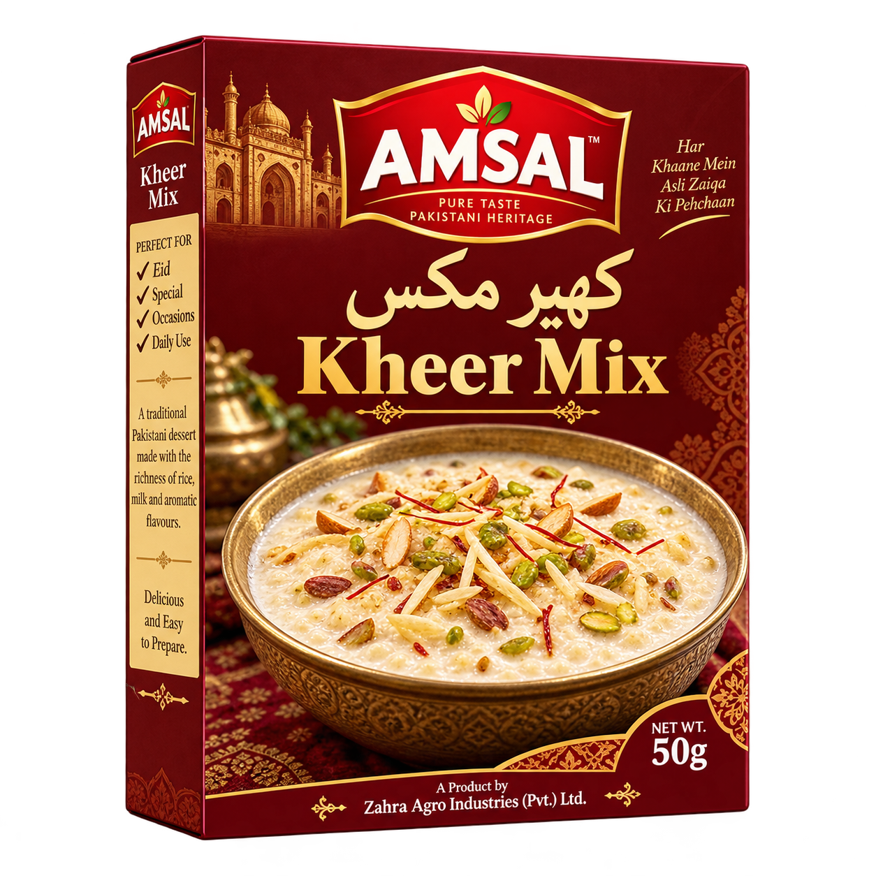 Amsal Kheer Mix, 50g box