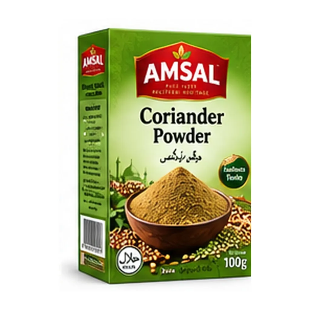 Amsal Coriander Powder packaging