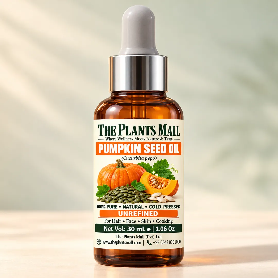 Green Pumpkin Seed Oil pure natural hair and skin care oil by The Plants Mall