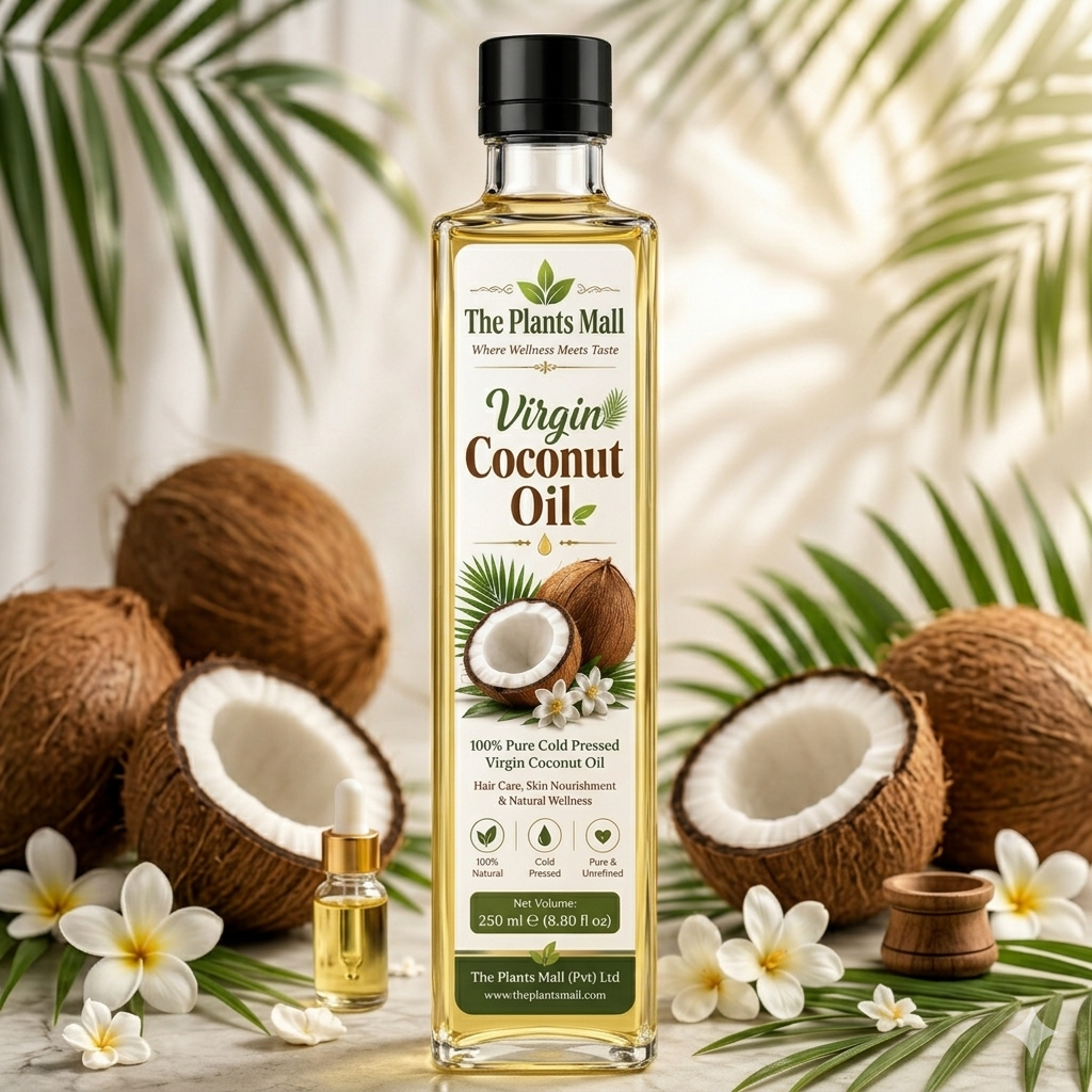 Extra Virgin Coconut Oil – 100% Pure Cold Pressed Natural Coconut Oil