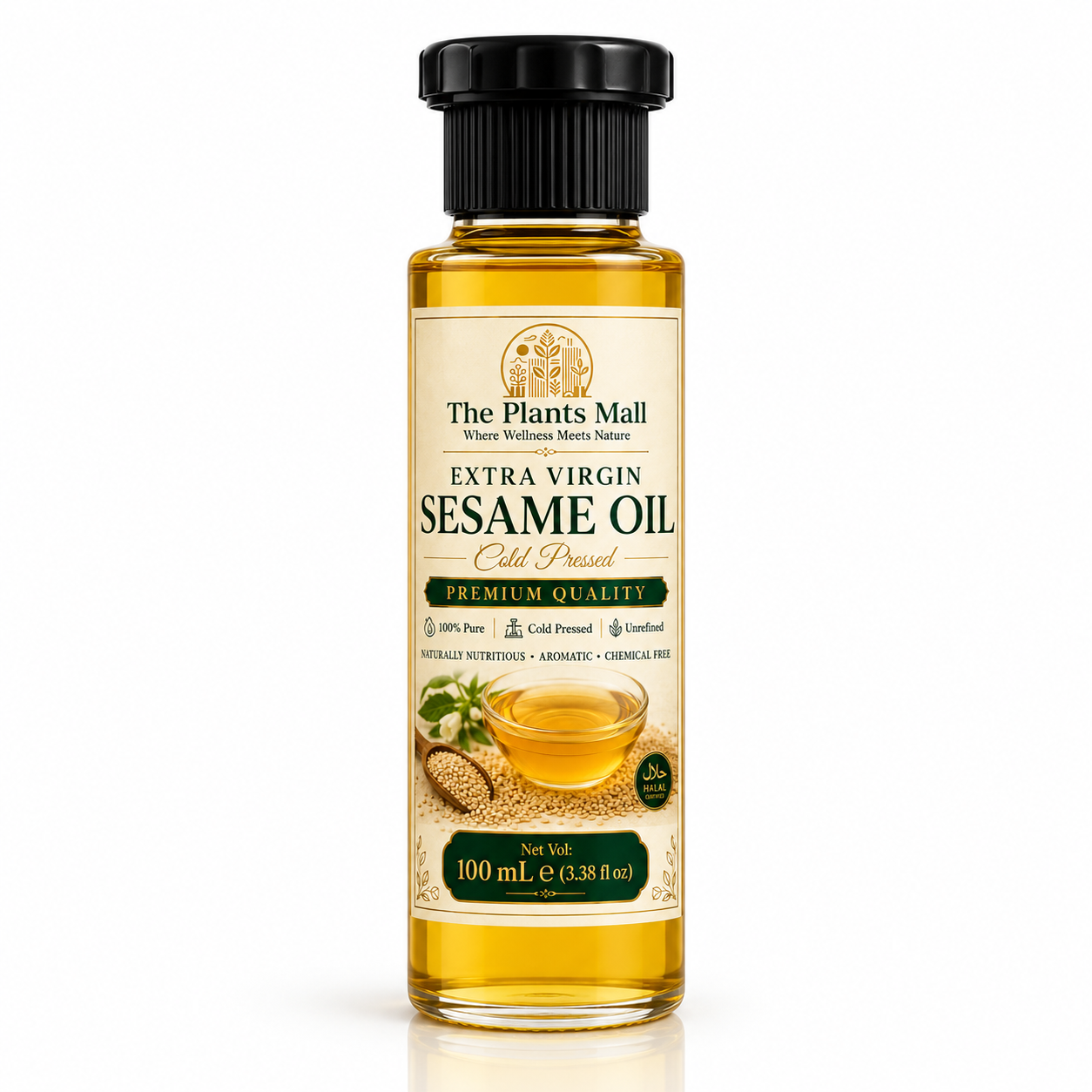 Extra Virgin Sesame Oil – 100% Pure Cold Pressed (Til Oil) | Natural & Healthy Cooking Oil
