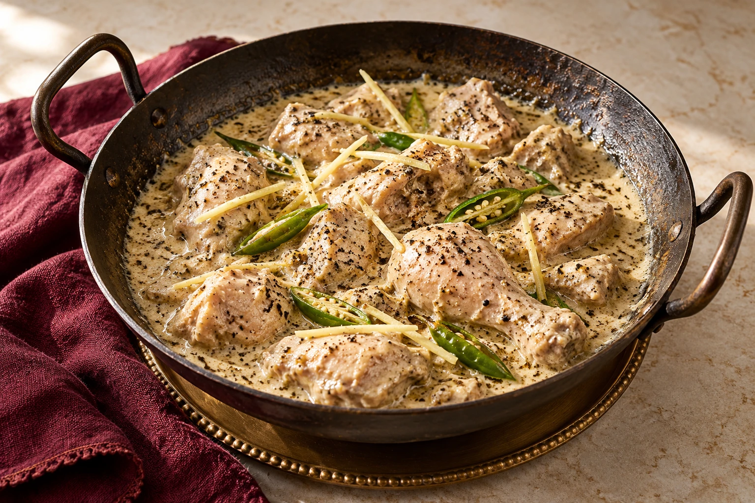 White Chicken Karahi
