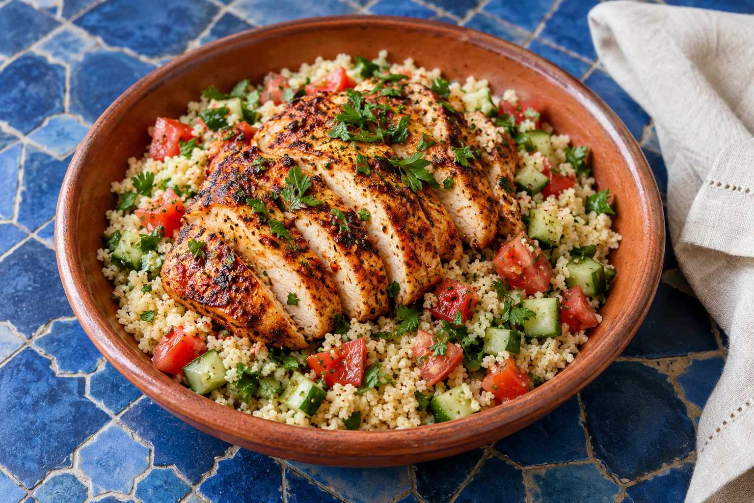 Harissa Chicken & Couscous